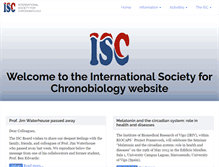 Tablet Screenshot of ischronobiology.org